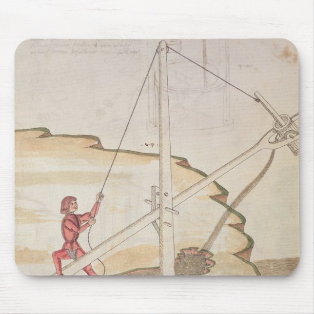 Diagram of a method of supplying water mouse mat (Front)