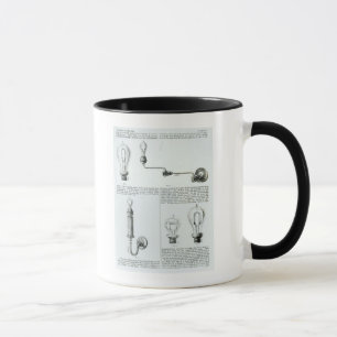 Diagrams of lightbulbs and their brackets mug