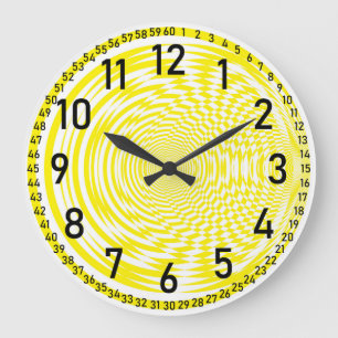 dial black clock carousell watch on yellow arabesq