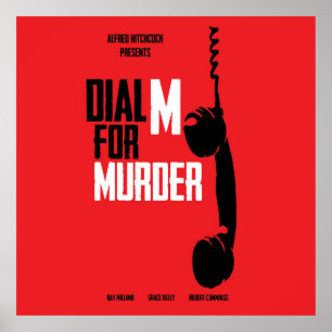 Dial M for Murder - Alfred Hitchcock Poster