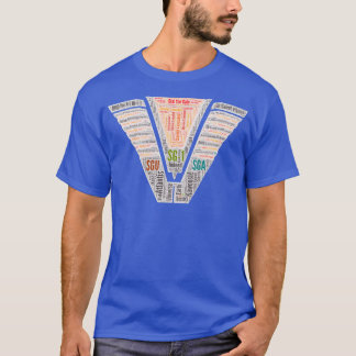 Dial the Gate Stargate Chevron Word Art solid back T-Shirt
