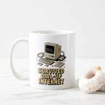 Dial-Up Internet Survivor – Retro Vintage Nostalgi