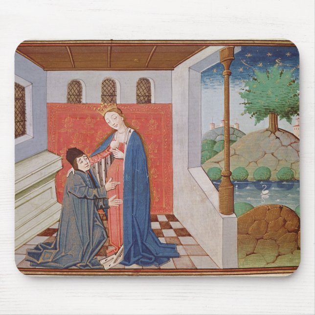 Dialogue between Boethius and Philosophy Mouse Mat (Front)