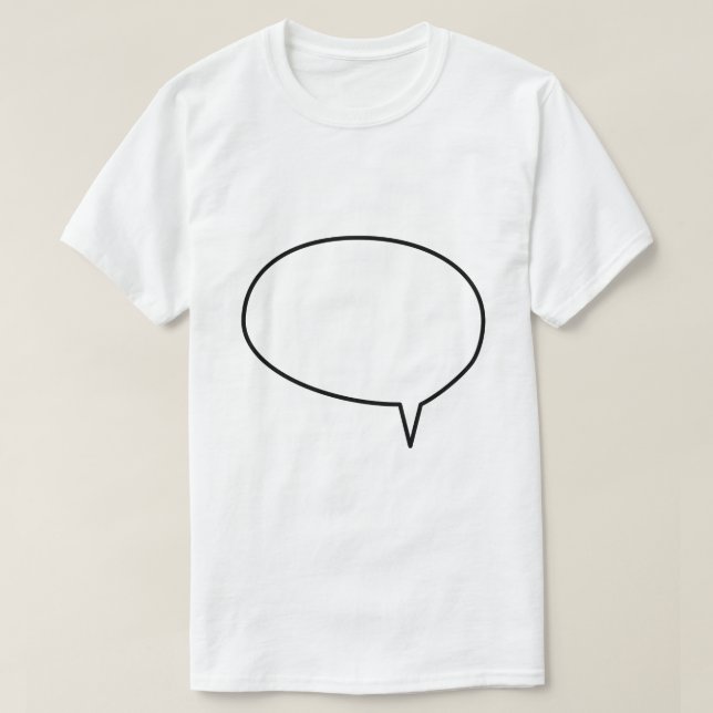 Dialogue Window Bubble T-Shirt (Design Front)