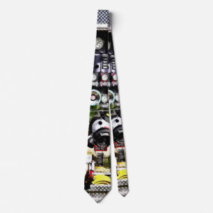 Dials and Hoses on Fire Truck Tie