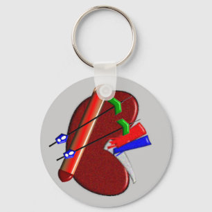 Dialysis  And Kidney Design Gifts Key Ring