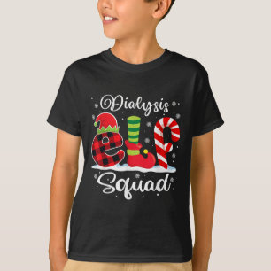 Dialysis Elf Squad Christmas Dialysis Nurse Matchi T-Shirt