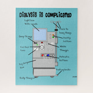 Dialysis Humour Pillow Jigsaw Puzzle