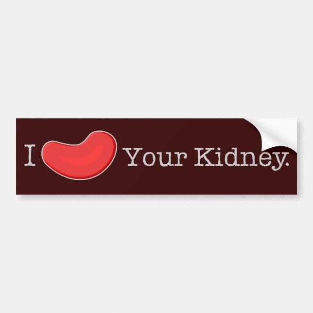 Dialysis Humour T-shirts, Gifts Bumper Sticker (Front)