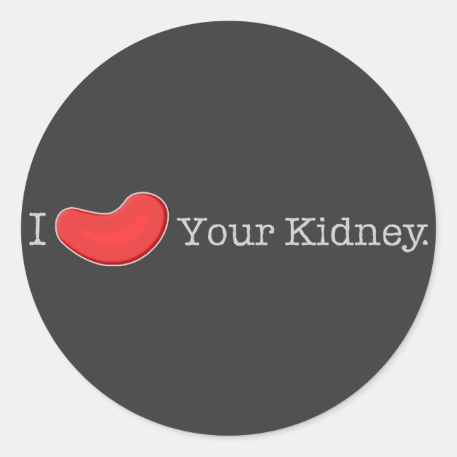 Dialysis Humour T-shirts, Gifts Classic Round Sticker (Front)
