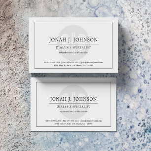 Dialysis Kidney Symbol Business Card