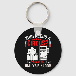 Dialysis Machine Technician Nephrologist Tech Uni- Key Ring