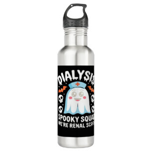 Dialysis Nephrology Nurse Cute Halloween Spooky Es 710 Ml Water Bottle