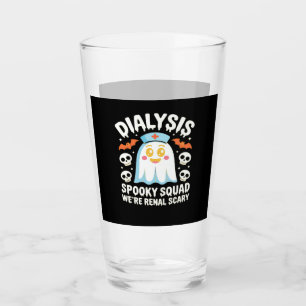 Dialysis Nephrology Nurse Cute Halloween Spooky Es Glass