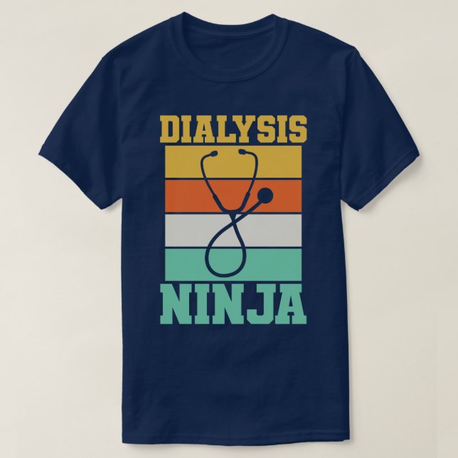 Dialysis Nephrology T-Shirt (Design Front)