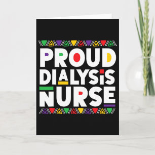 Dialysis Nurse African American Black History Mont Card