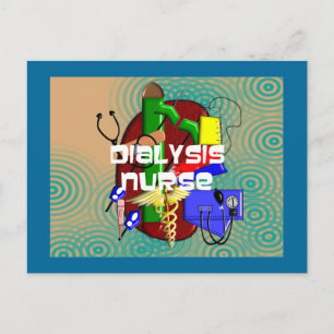 Dialysis Nurse Art Gifts Postcard