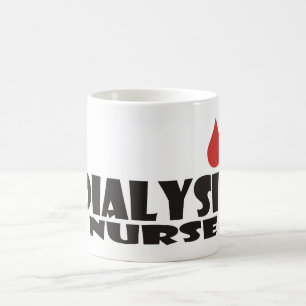 Dialysis Nurse Blood Drop Coffee Mug