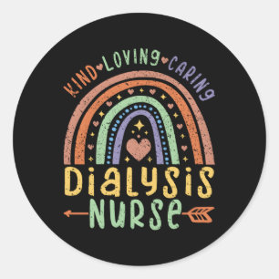 Dialysis Nurse Classic Round Sticker