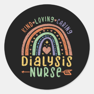 Dialysis Nurse Classic Round Sticker