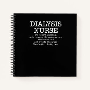 Dialysis Nurse Definition Nursing Premium Notebook
