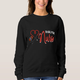 Dialysis Nurse Gifts for Technician Heart Nephrolo Sweatshirt