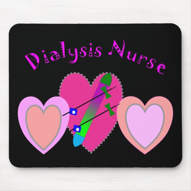 Dialysis Nurse Gifts Mouse Mat (Front)