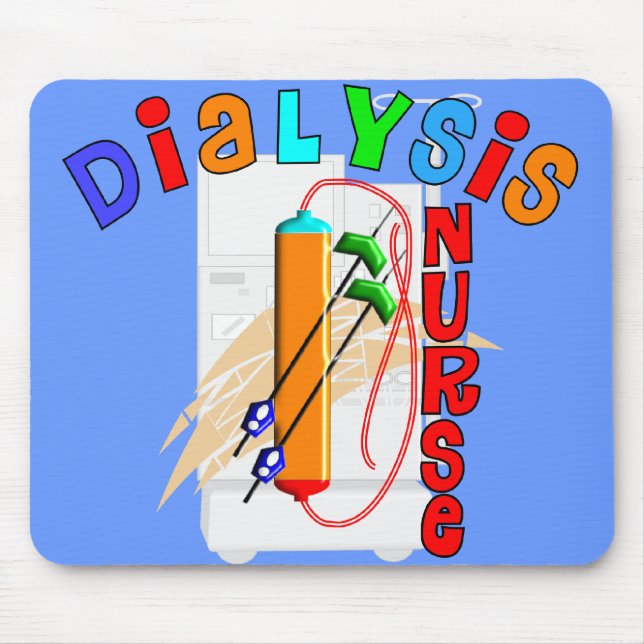Dialysis Nurse Gifts Mouse Mat (Front)