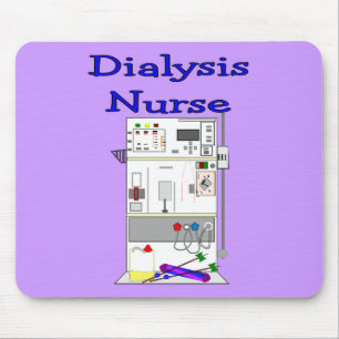 Dialysis Nurse Gifts-Unique Machine Design Mouse Mat