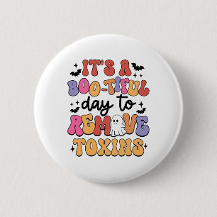 Dialysis Nurse Halloween Remove Toxin Kidney Dialy 6 Cm Round Badge