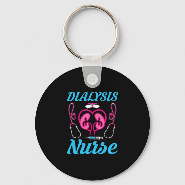 Dialysis Nurse Key Ring (Front)