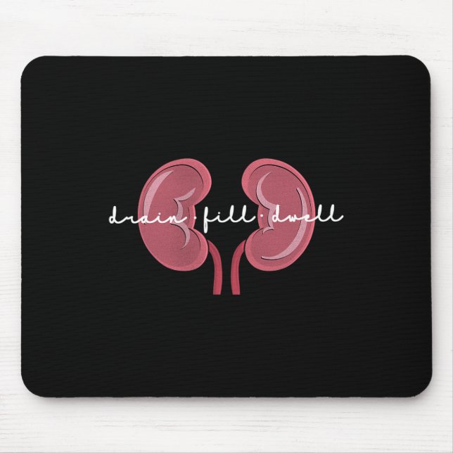 Dialysis Nurse Kidney Disease Fun Nursing  Mouse Mat (Front)