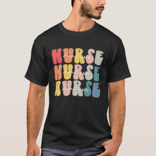 Dialysis Nurse Life Groovy Dialysis Nurse Week T-Shirt