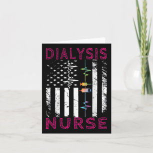 Dialysis Nurse Nephrology Kidney Disease Nursing 1 Card