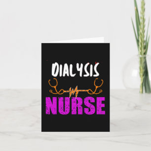 Dialysis Nurse Nephrology Kidney Disease Nursing 2 Card
