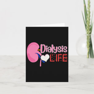 Dialysis Nurse Nephrology Kidney Disease Nursing 2 Card