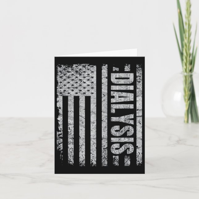 Dialysis Nurse Nephrology Kidney Disease Nursing 3 Card (Front)