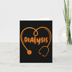 Dialysis Nurse Nephrology Kidney Disease Nursing 4 Card