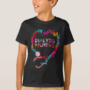 Dialysis Nurse Nephrology Kidney Disease Nursing 6 T-Shirt