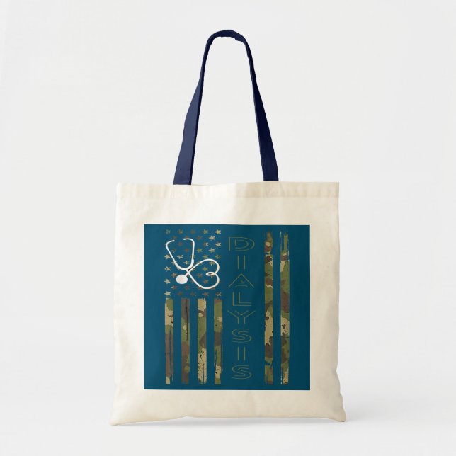 Dialysis Nurse Nephrology Kidney Disease Nursing  Tote Bag (Front)