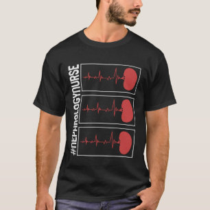 Dialysis Nurse Nephrology Nurse Heartbeat Kidney T T-Shirt