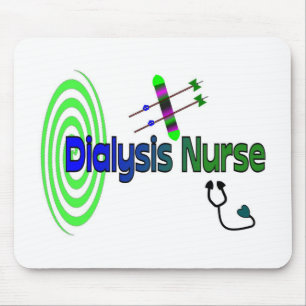 "Dialysis Nurse" Unique graphics Gifts Mouse Mat