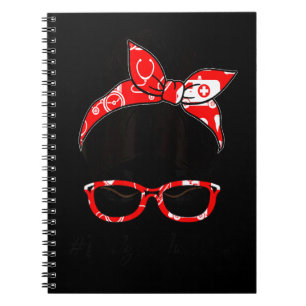 Dialysis Nurse Women Messy Bun Appreciation Day Fo Notebook