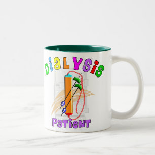 Dialysis Patient T-Shirts and Gifts Two-Tone Coffee Mug