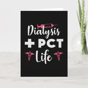 Dialysis + PCT Life Dialysis Technician Nephrology Card