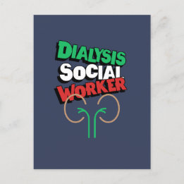 Dialysis Social Worker Postcard