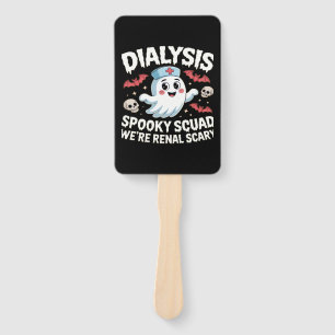 Dialysis Spooky Squad Renal Halloween Nephrology N Hand Fan