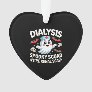 Dialysis Spooky Squad Renal Halloween Nephrology N Ornament