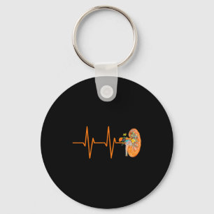 Dialysis Tech Nephrology Nurse Kidney Heartbeat Pu Key Ring
