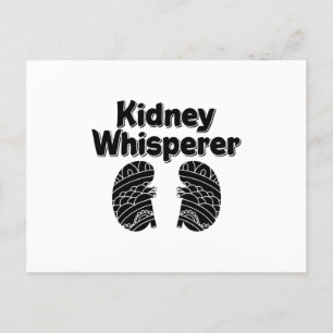 Dialysis Tech Nurse Kidney Whisperer Nephrology Postcard